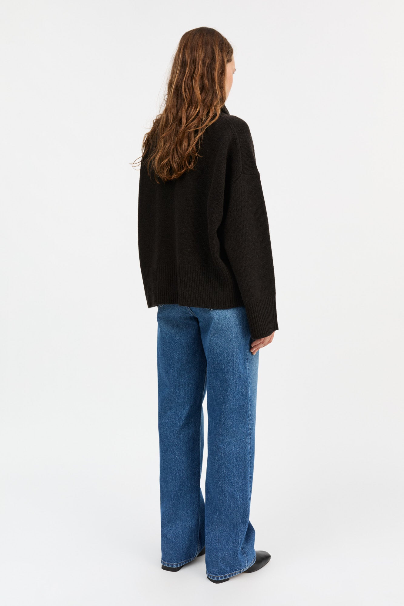 Skall Studio Silene t-neck Turtleneck Deep brown